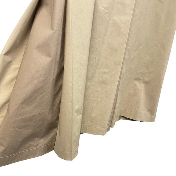 NWT Escada Button Up Cotton Blend Midi Shirt Dress Sand Dune Womens 46 / US 16 - Picture 8 of 12